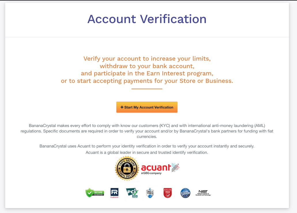 How to verify your account