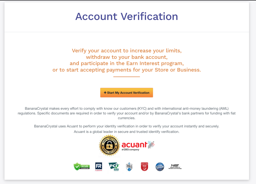 How to verify your  account